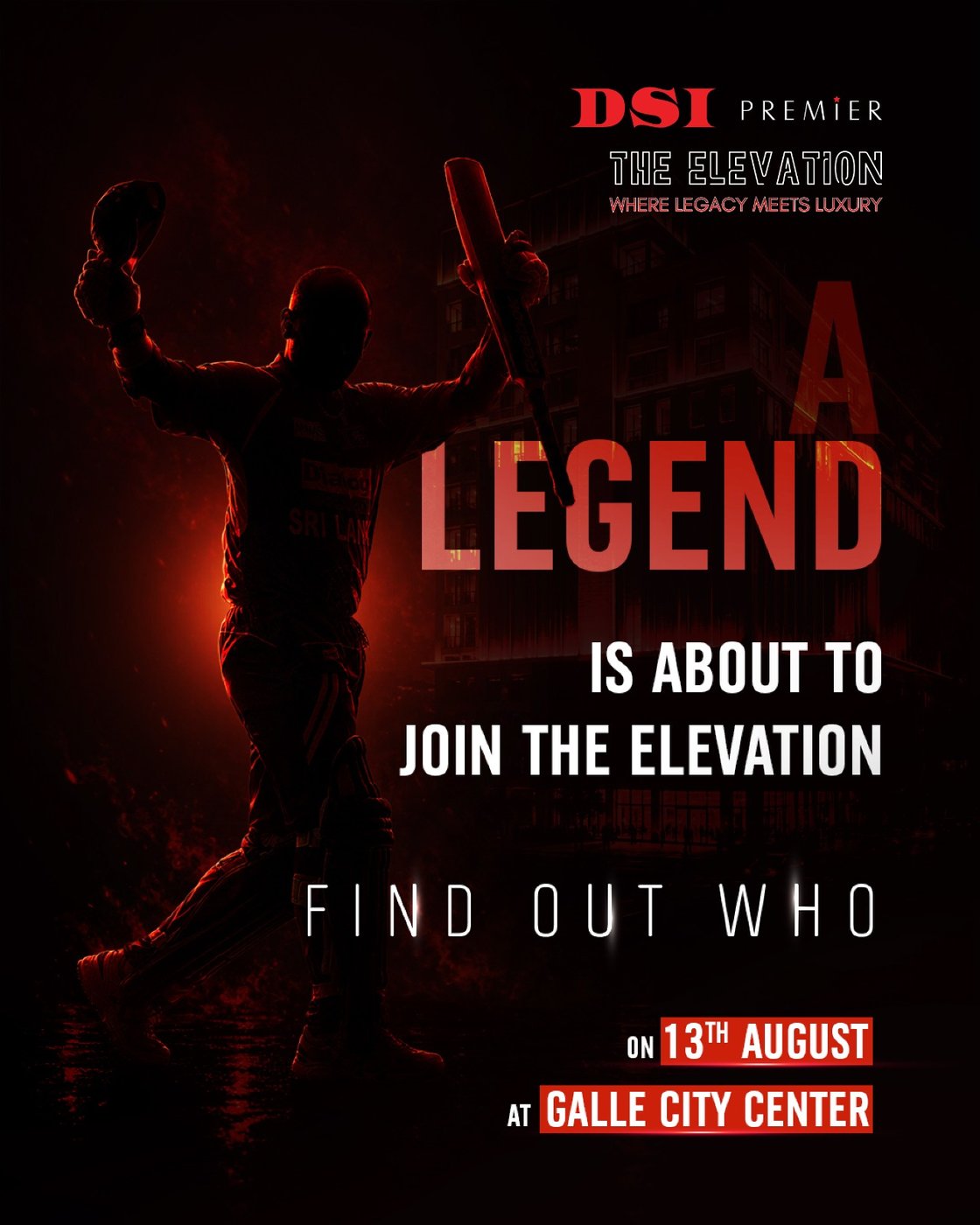 DSI Premier - The Elevation, A Legend Is About To Join