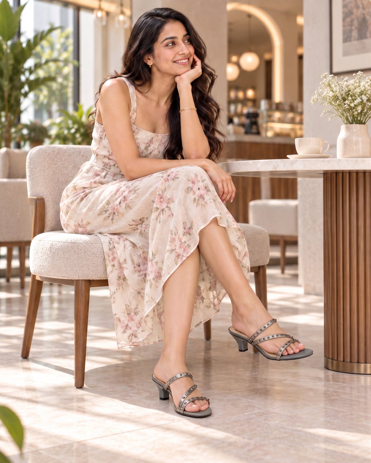 Petalz - studded sandal