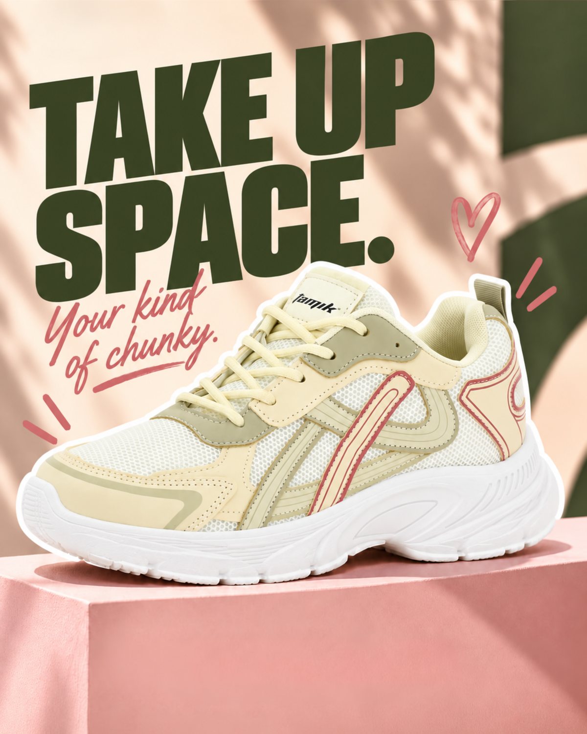 Tamik Chunky - Take Up Space. Your kind of chunky.